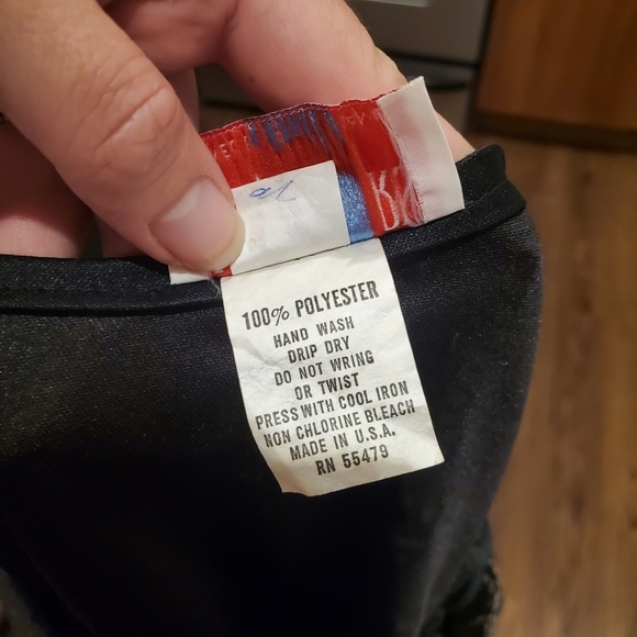 Diamond's Run Black Formal Dress Midi Silver Glitter Drop Waist Vintage 80s Prom - Picture 3 of 10